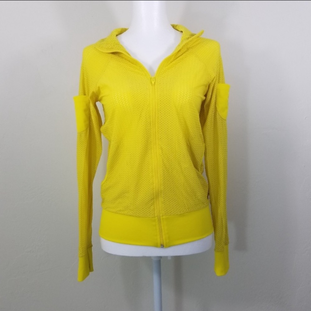 Equilibrium Activewear Zip mmm Up Mesh Sweater S